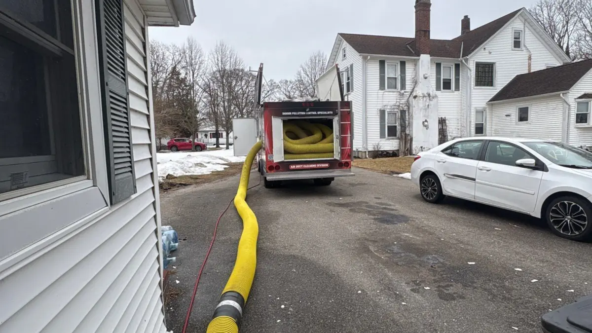 air duct cleaning at a home in East Patchogue NY
