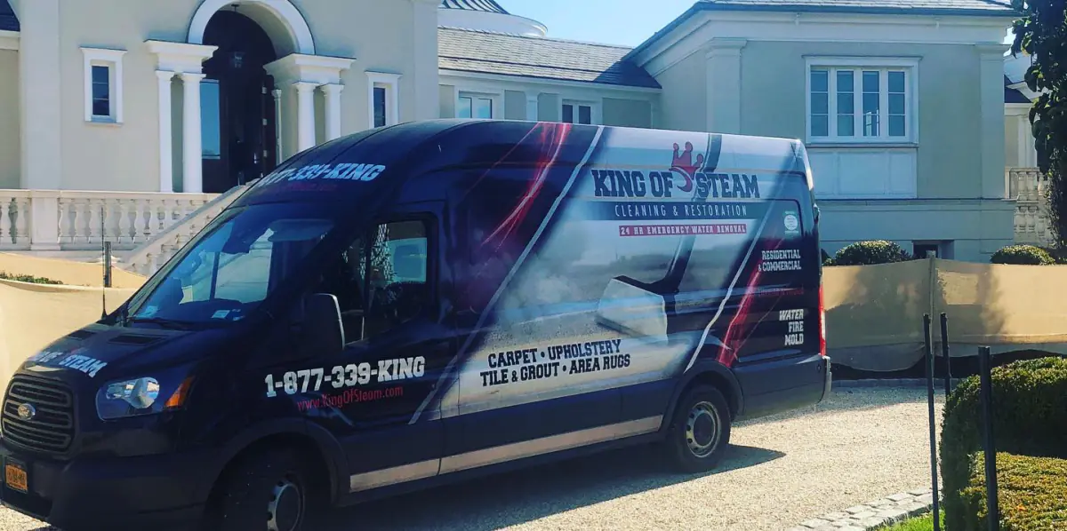 K.O.S. Cleaning truck mounted carpet cleaning equipment for expert extraction.